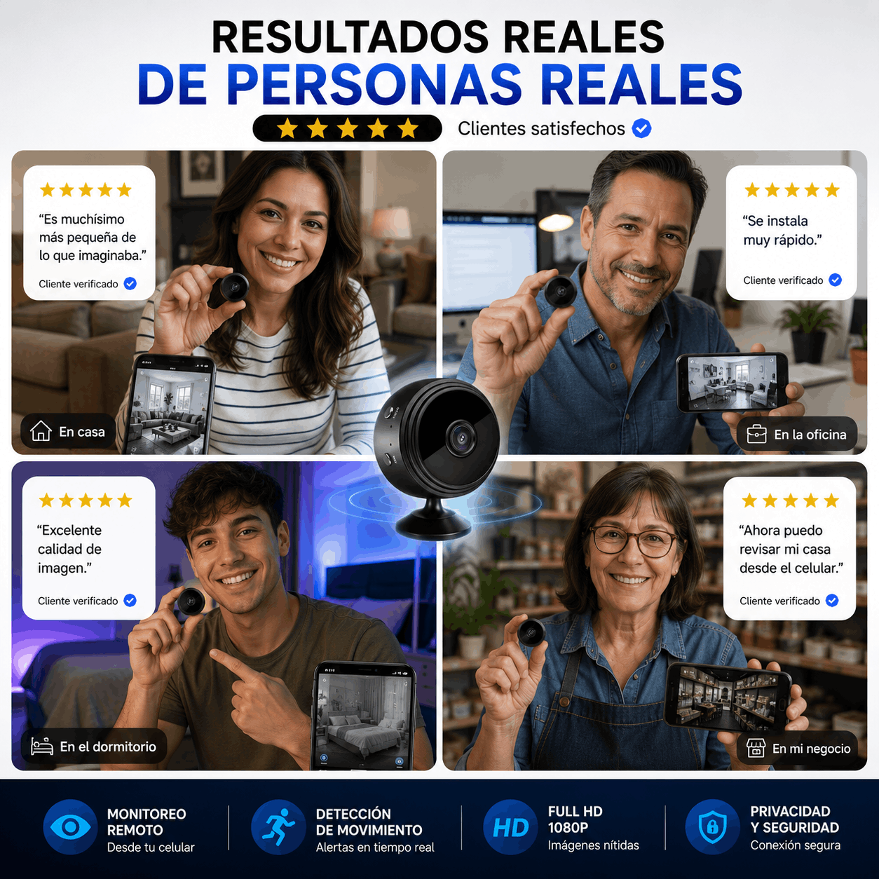 VisionPro A9™ | Mini Cámara WiFi HD