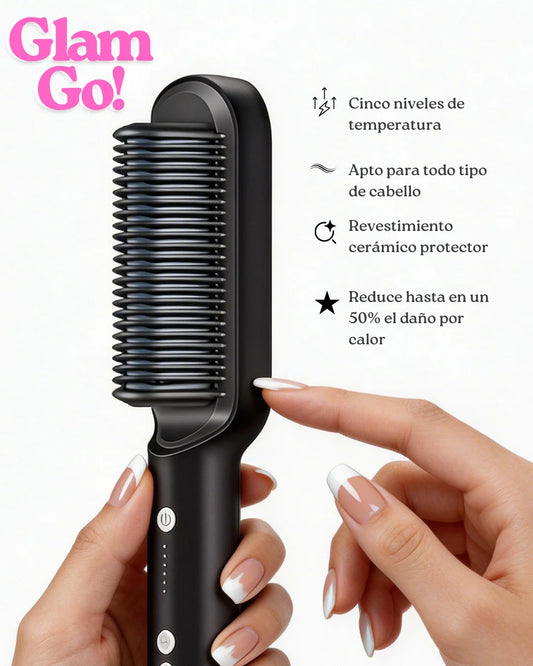 🎀  GlamGo!™ | Cepillo Alisador
