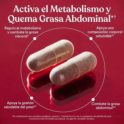 Lemme Burn | Combate la grasa abdominal y regula el metabolismo