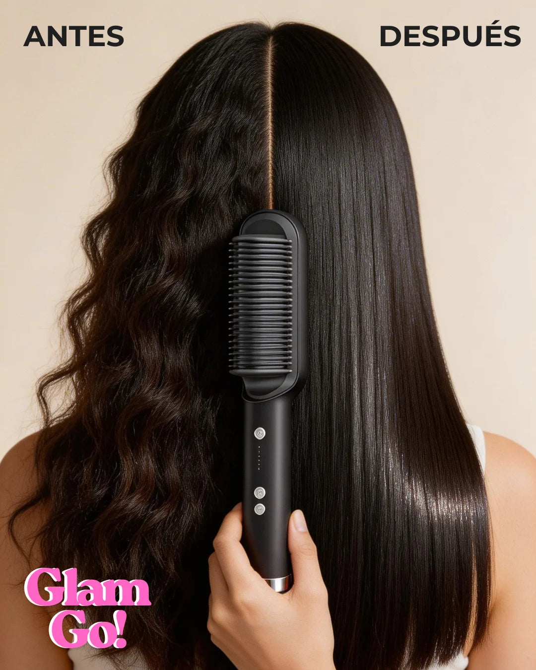 🎀  GlamGo!™ | Cepillo Alisador