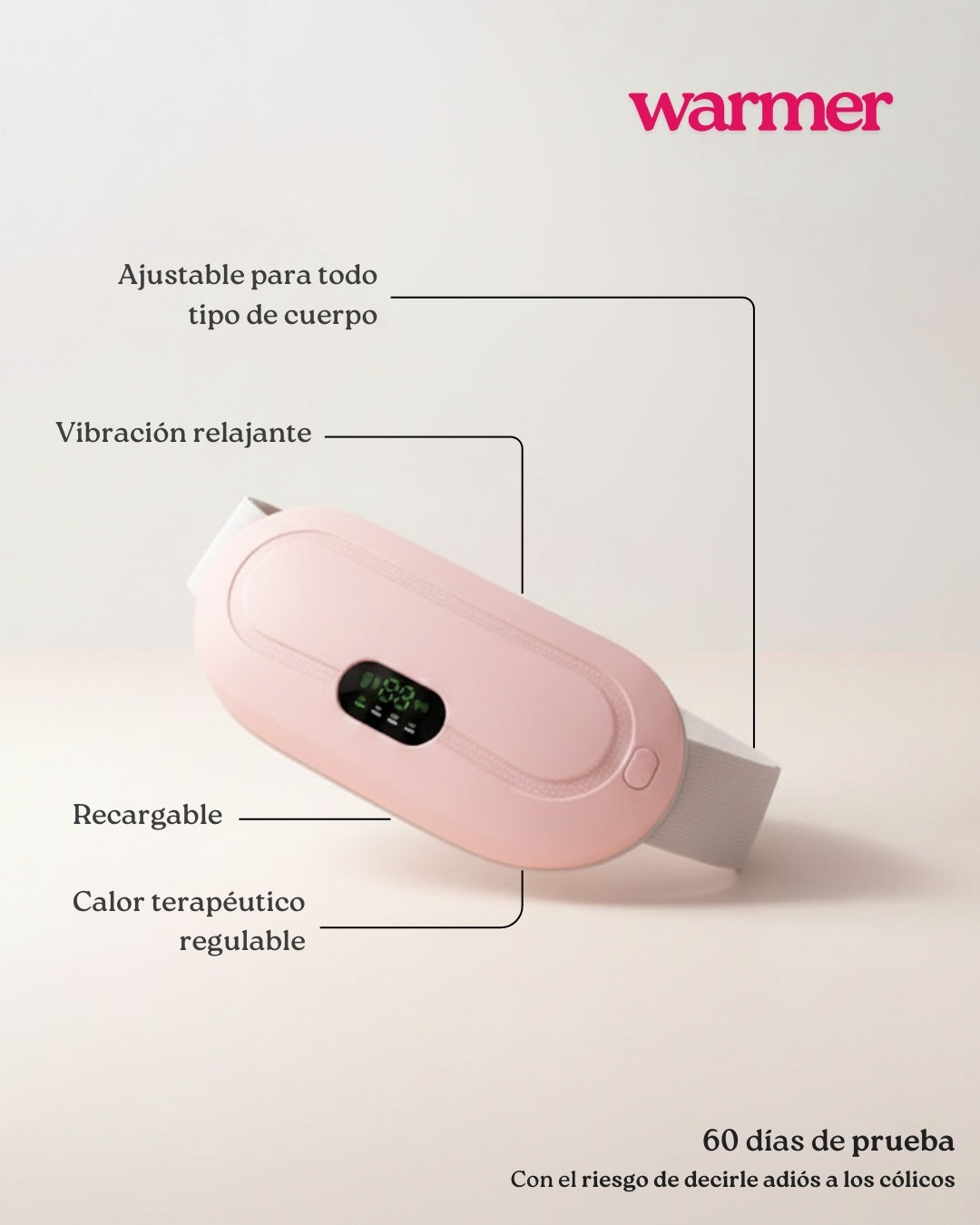 🩷 WARMER 2.0 — Cinturón Térmico