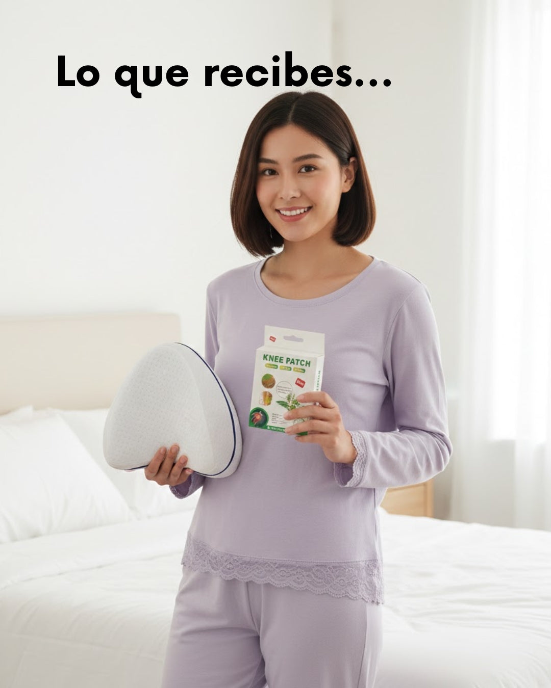 ☁️ Almohada Ortopedica para rodillas Lunaris™