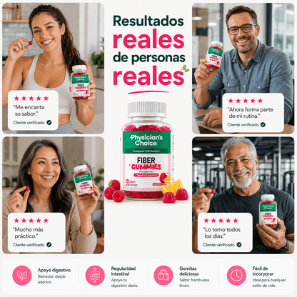 Physicians Choice | Gomitas de Fibra – 60 Cápsulas
