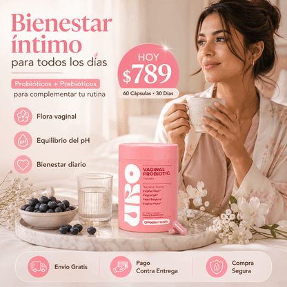 URO® | Probióticos Vaginales - 60 Cápsulas