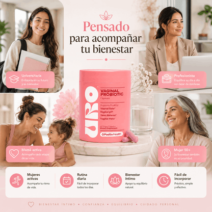 URO® | Probióticos Vaginales - 60 Cápsulas