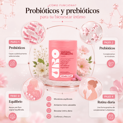 URO® | Probióticos Vaginales - 60 Cápsulas