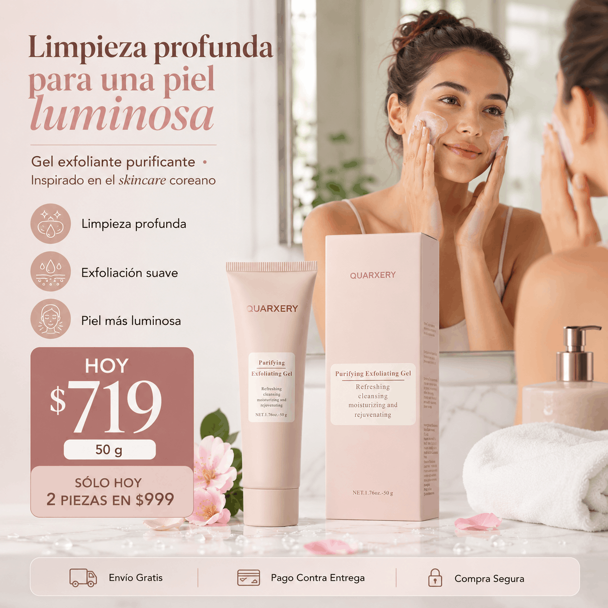 QUARXERY | Gel Exfoliante Purificante 50 g