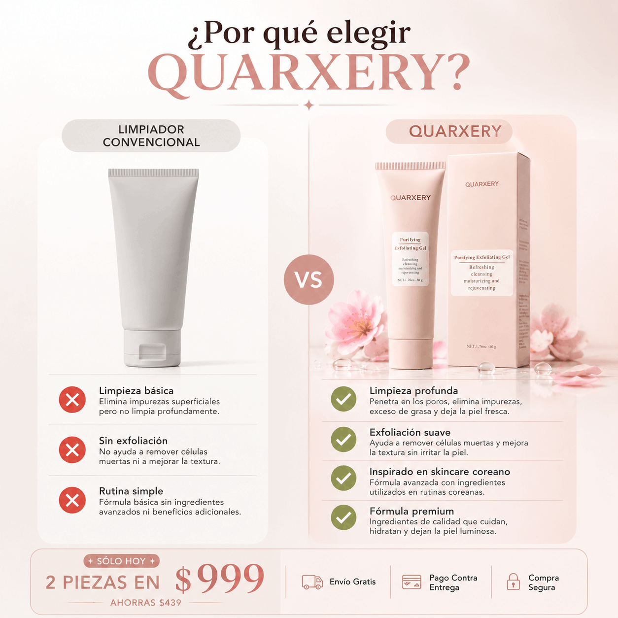 QUARXERY | Gel Exfoliante Purificante 50 g