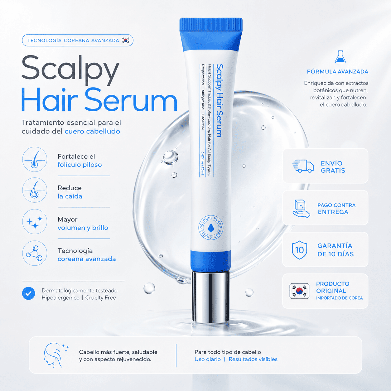 💧SEAPURI | Serum para Caída del Pelo 20ml