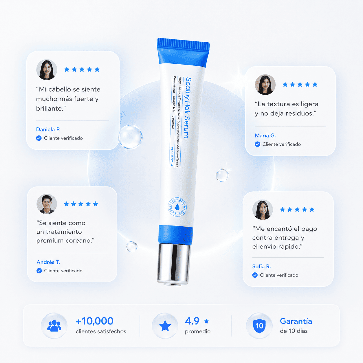 💧SEAPURI | Serum para Caída del Pelo 20ml
