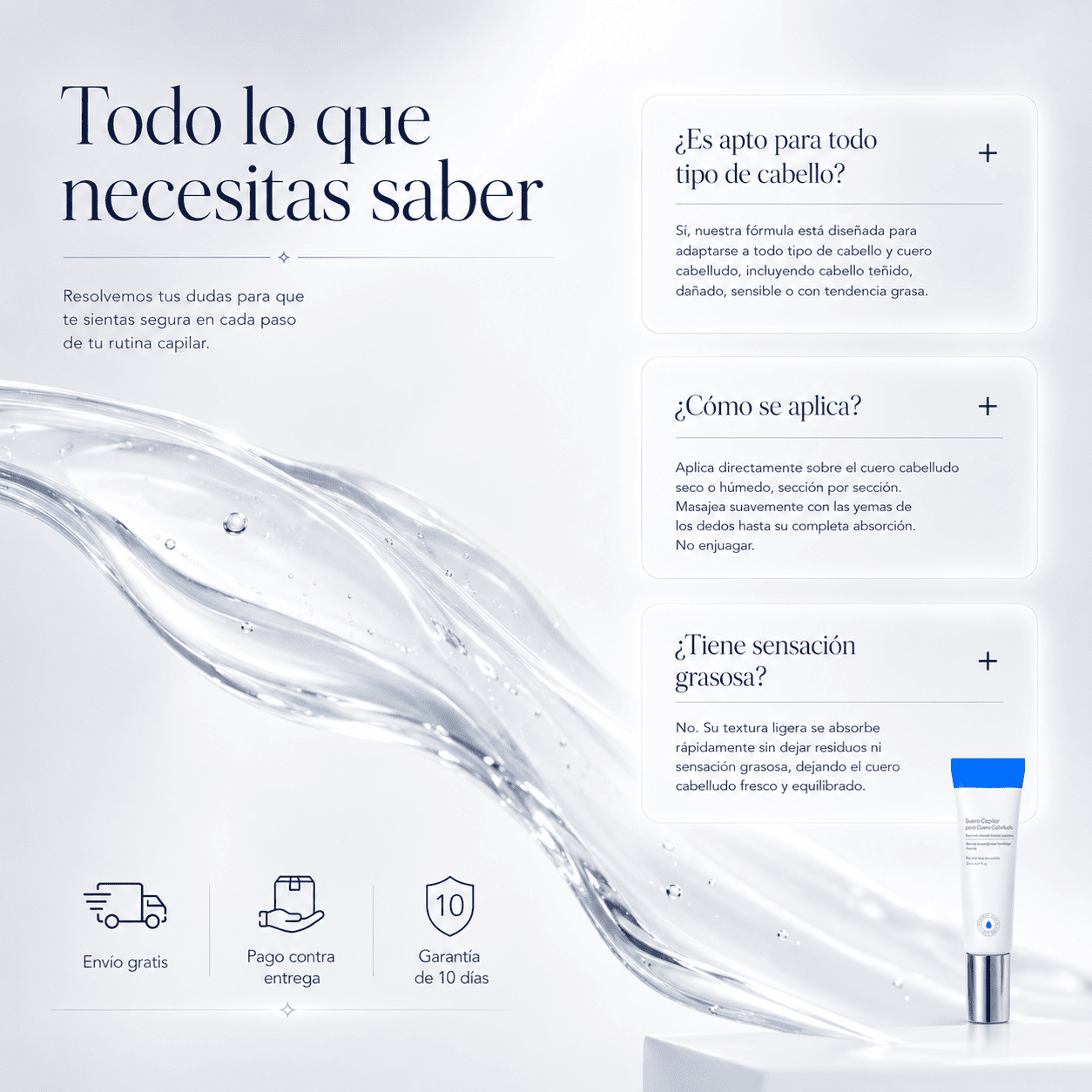 💧SEAPURI | Serum para Caída del Pelo 20ml