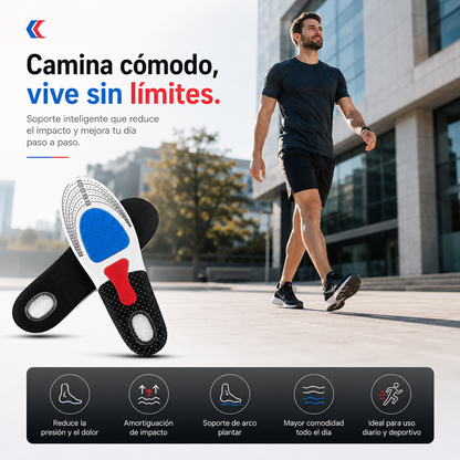 PISAMAX™ | Plantilla Ortopédica de Gel