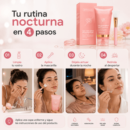 Amococo | Mascarilla Nocturna de Colágeno