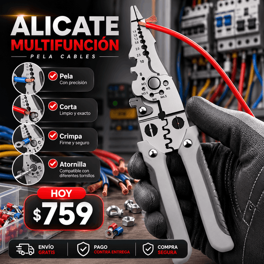 FixPro™ | Alicate Pelacables Multifunción