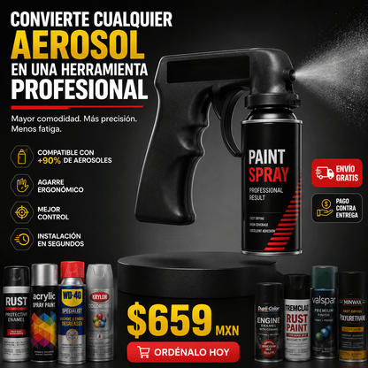 SprayGrip Pro™ | Mango Ergonómico para Aerosoles