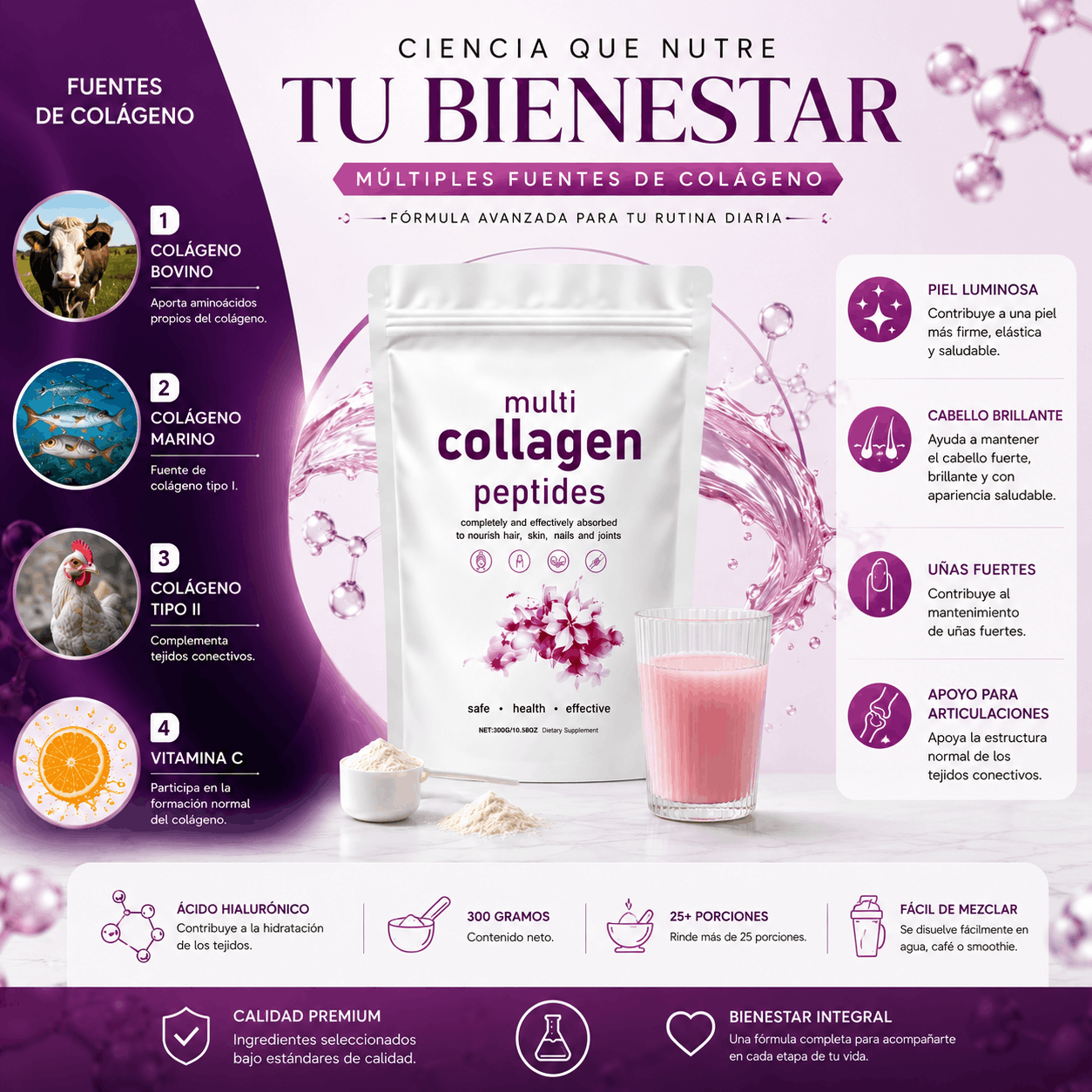 MULTICOLLAGEN - Multicolágenos y Péptidos