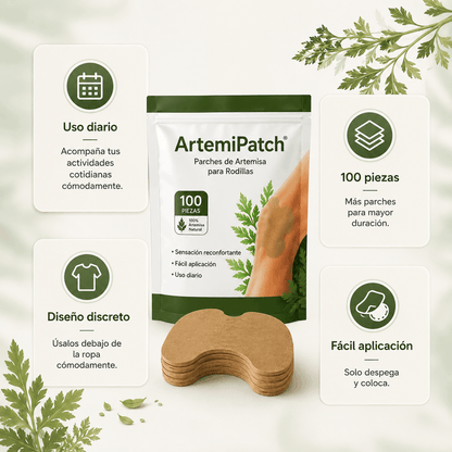 ArtemiPatch™ | 100 Parches para Rodillas y Articulaciones