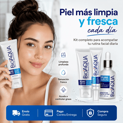 BIOAQUA Pure Skin | Set Antiacné de 3 piezas