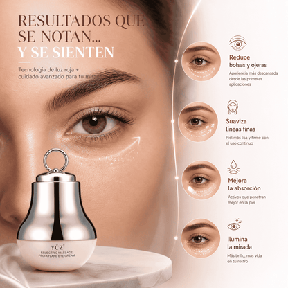 🧴 YCZ Eye Cream | Tratamiento Antiedad, Masaje y Luz Roja