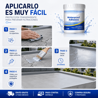 AquaShield Pro™ | Sellador Líquido Impermeabilizante Transparente 300g
